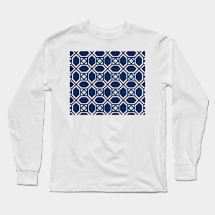 Navy Blue Portuguese Long Sleeve T-Shirt